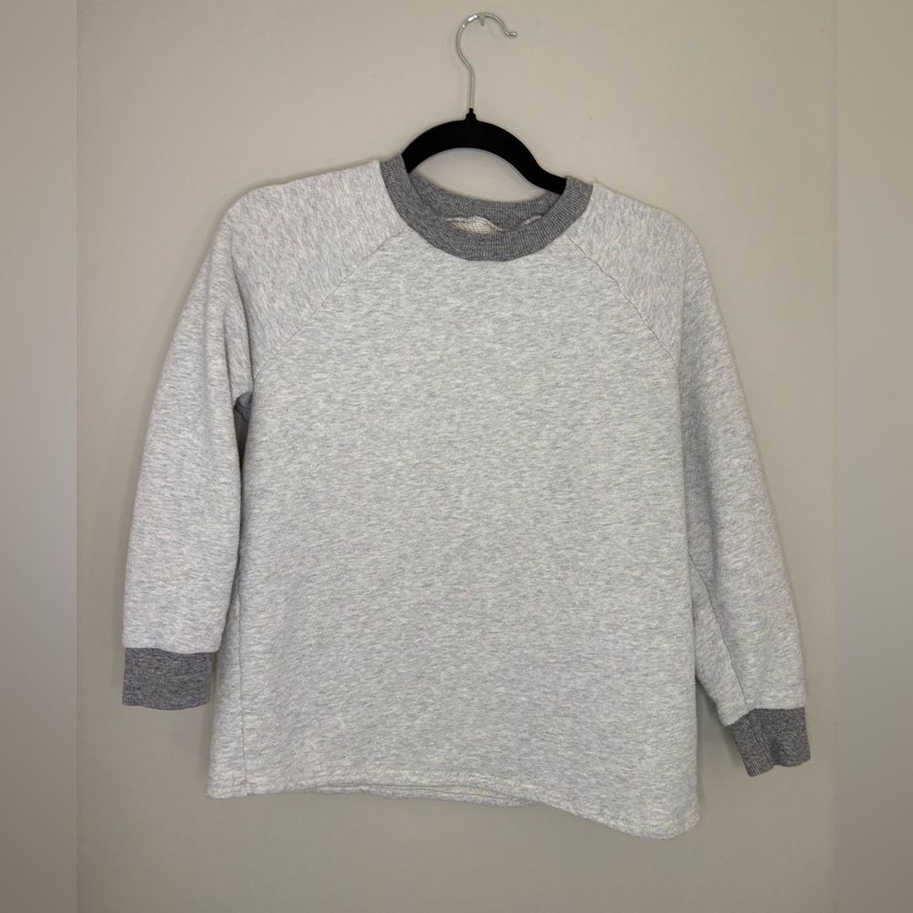 Madewell MWL Gray Crewneck Sweatshirt XXS Cozy